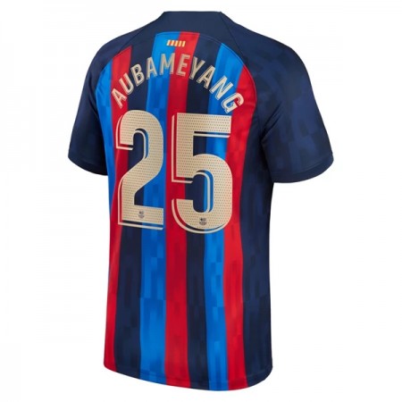 Camiseta de fútbol FC Barcelona Aubameyang 25 1ª equipación 2022/23